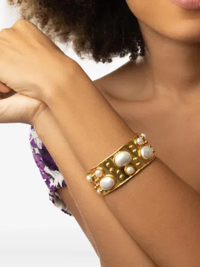 Sylvia Toledano Byzance Pearl Bracelet In Gold