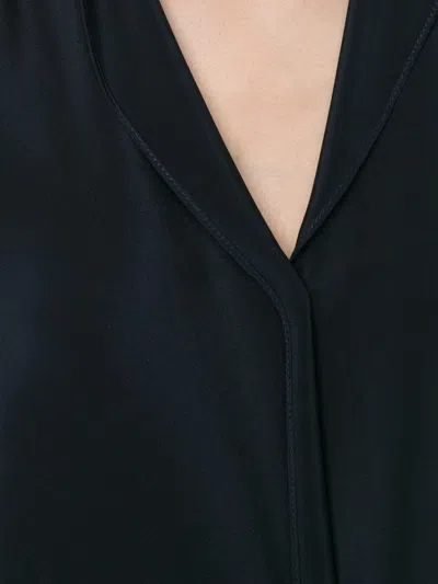 Peter Cohen Silk Blouse In Blue