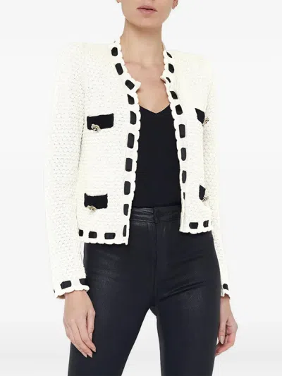 L'agence Astor Cardigan In White