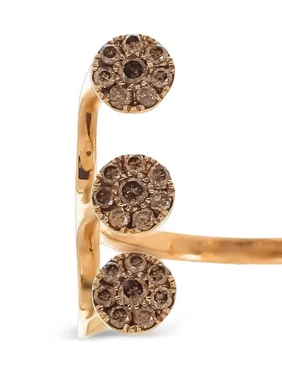 Stéfère 18k Rose Gold Diamond Ring In Gold