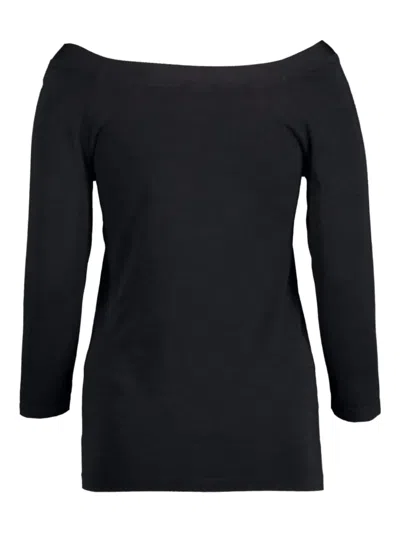 Wolford Cordoba Boat-neck Sweater In Black