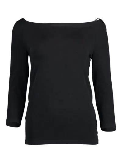 Wolford Cordoba Boat-neck Sweater In Black