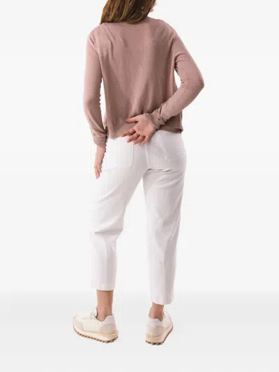 Eleventy Silk-blend Sequin-embellished Sweater Vest In Neutral