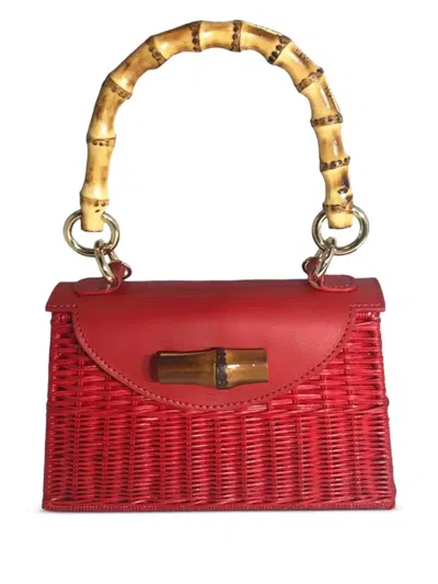 Serpui Abigail Tote Bag In Red