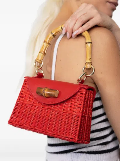 Serpui Abigail Tote Bag In Red