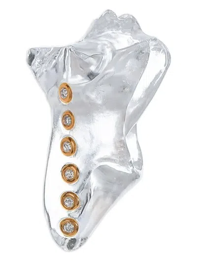 18K玫瑰金钻石吊坠