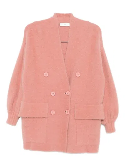 Akep V-neck Jacket In Pink