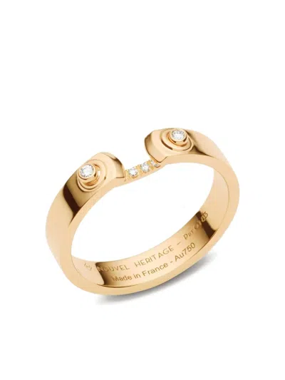 Nouvel Heritage 18k Yellow Gold Business Meeting Mood Diamond Ring In Gold