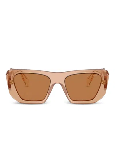 Prada Butterfly-frame Sunglasses In Brown