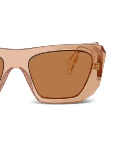 Prada Butterfly-frame Sunglasses In Brown