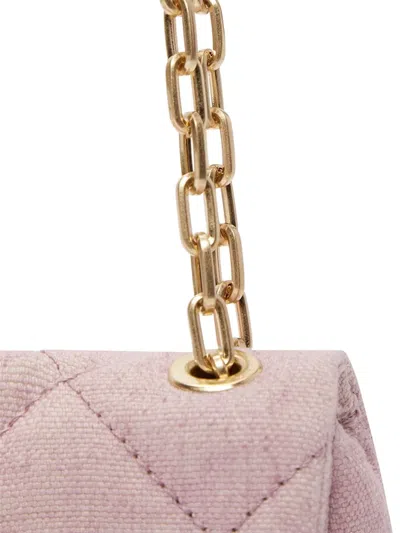 Vanessa Bruno Mini Moon Shoulder Bag In Pink