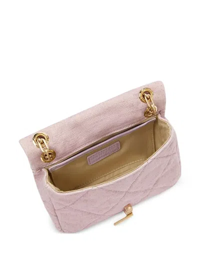 Vanessa Bruno Mini Moon Shoulder Bag In Pink