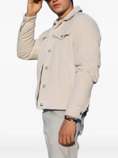 Eleventy Corduroy Jacket In Neutral