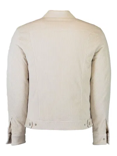 Eleventy Corduroy Jacket In Neutral