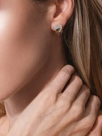 Phillips House 14k Yellow Gold Small Aura Diamond Earrings In Gold