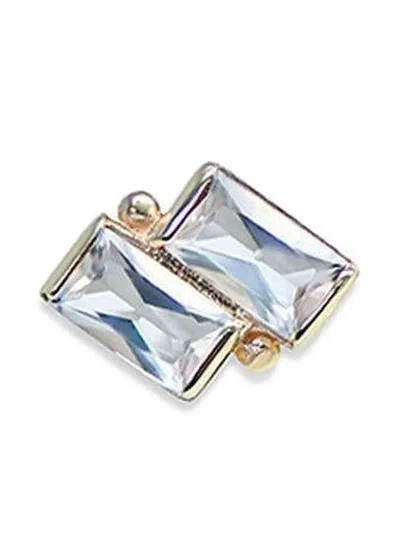 Anzie 14kt Yellow Gold Cléo Topaz Earrings In Gold