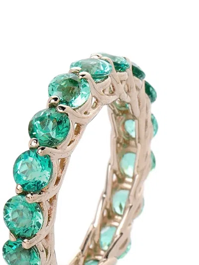 Fiszman Jewel 18k White Gold Tourmaline In Green