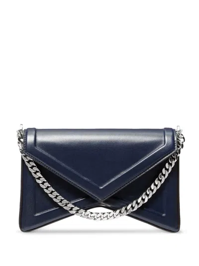 Michael Kors Manhatta Shoulder Bag In Blue
