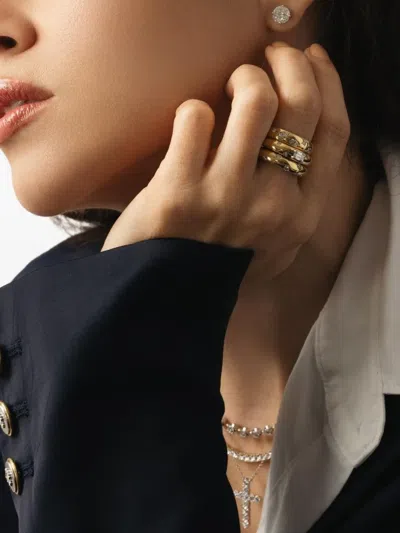 Kwiat 18kt Yellow Gold Cobblestone Diamond Ring In Gold