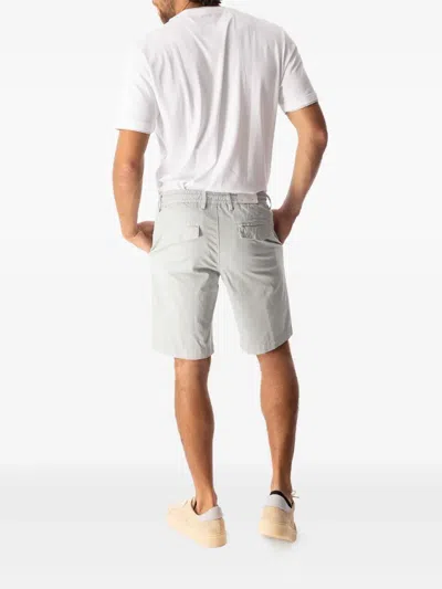 Eleventy Pleated Drawstring Shorts In Gray