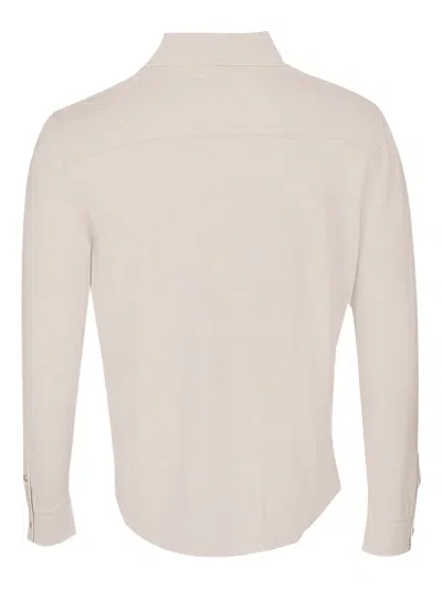 Eleventy Texas Shirt In Neutral