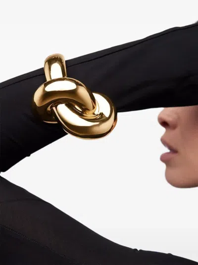 Jennifer Fisher 10k Yellow Gold Knotted Cuff Bracelet In Gold