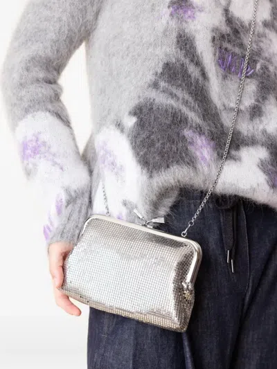 Anya Hindmarch Maud Clutch Bag In Silver