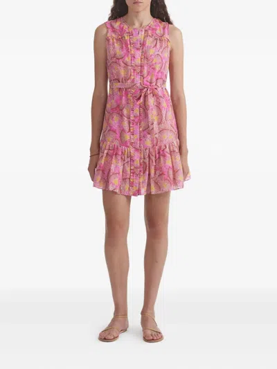 Saloni Pixie Dress In Pink