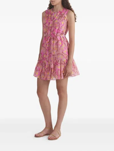 Saloni Pixie Dress In Pink