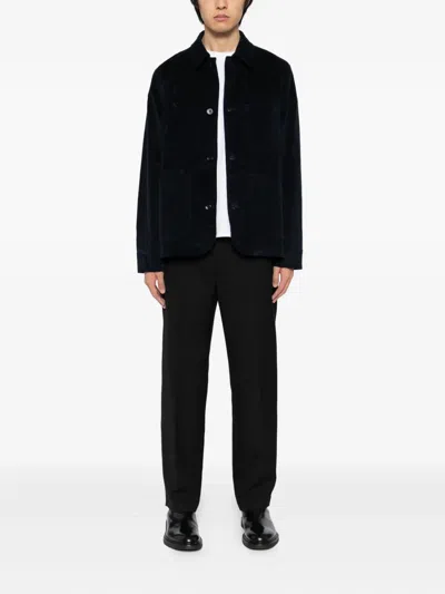 Ps By Paul Smith Work Jacket In Blue