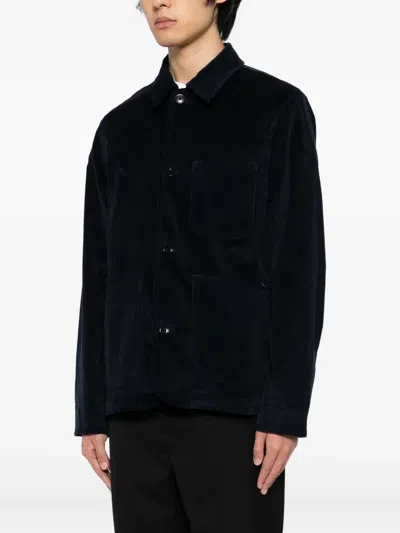 Ps By Paul Smith Work Jacket In Blue
