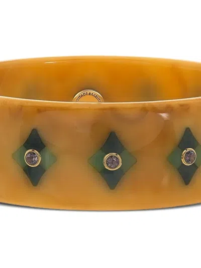 Mark Davis 18k Yellow Gold Bakeline And Quartz Bracelet In Gold