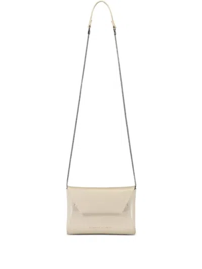 Brunello Cucinelli Duo Clutch Bag In Neutral