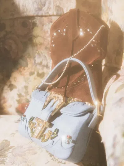 Gedebe Mini Habibi Tote Bag In Black