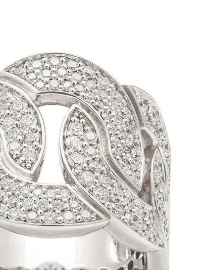 Zydo 18k White Gold Diamond Ring In Metallic