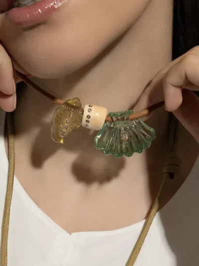 18K玫瑰金 SHELL CHARM 项链