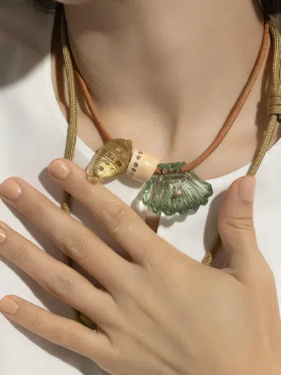 18K玫瑰金 SHELL CHARM 项链