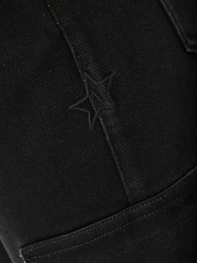 Twinset Cargo-pocket Jeans In Black