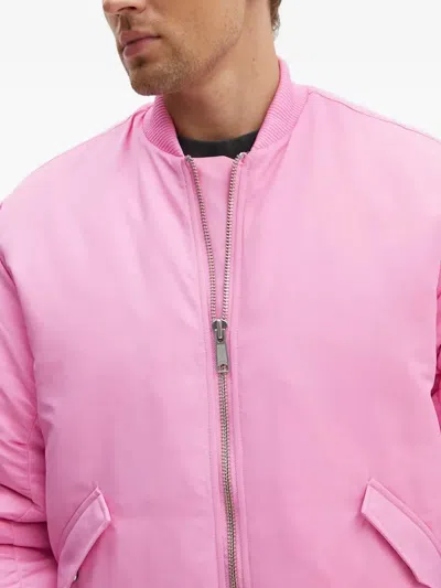 Won Hundred Long-sleeve Bomber Jacket In Pink