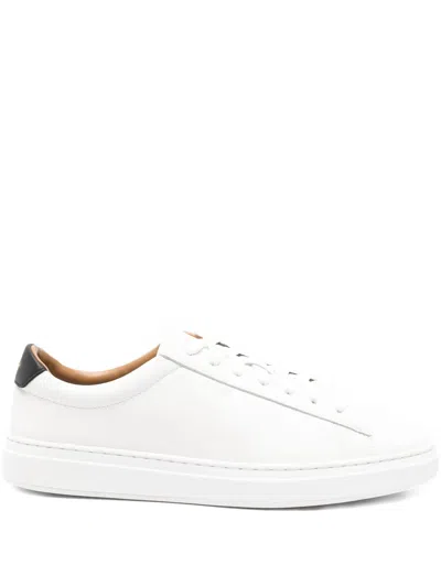 Hugo Boss Lace-up Sneakers In White
