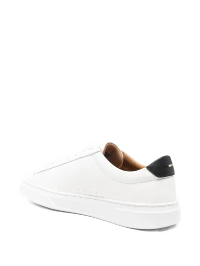 Hugo Boss Lace-up Sneakers In White