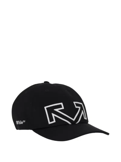Off-white Heritage Arrow Baseball Cap In Black
