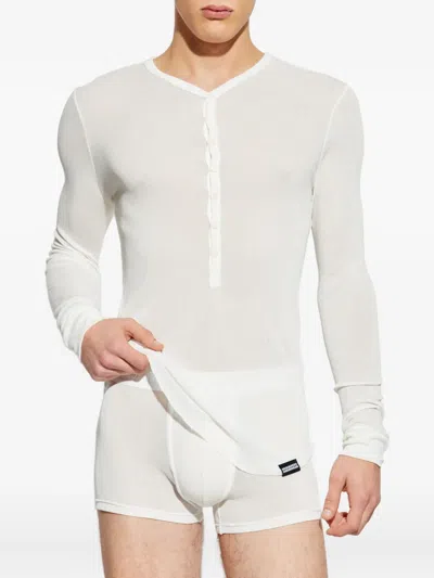 Dsquared2 Long-sleeve T-shirt In White