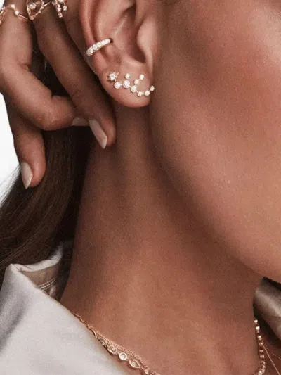 Logan Hollowell 14k Yellow Gold Virgo Diamonds Single Earring In Gold