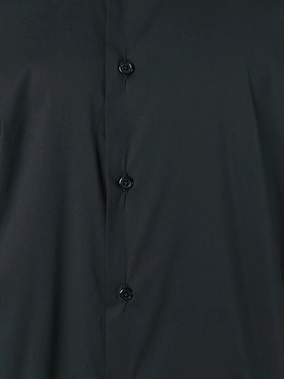 Shop Fashion Clinic Classic Buttoned Shirt In Black