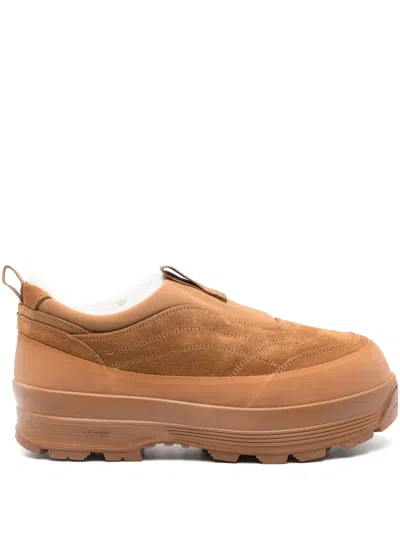 Diemme Shearling Low Top Boot In Neutral