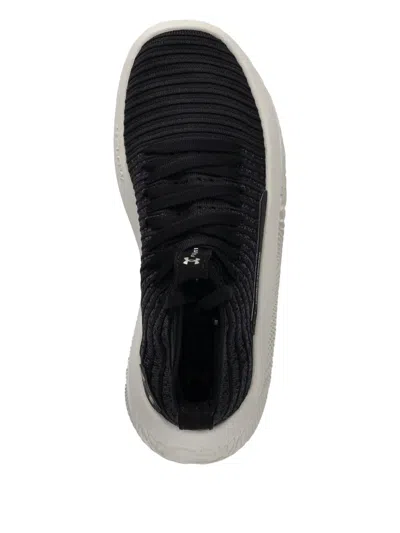 罗纹效果系带运动鞋