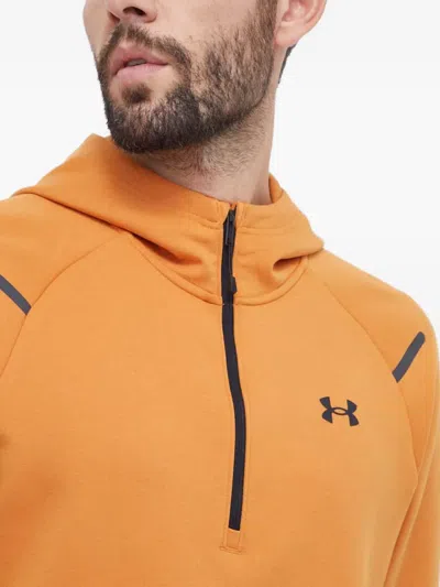 Under Armour Unstoppable Half-zip Hoodie In Gold