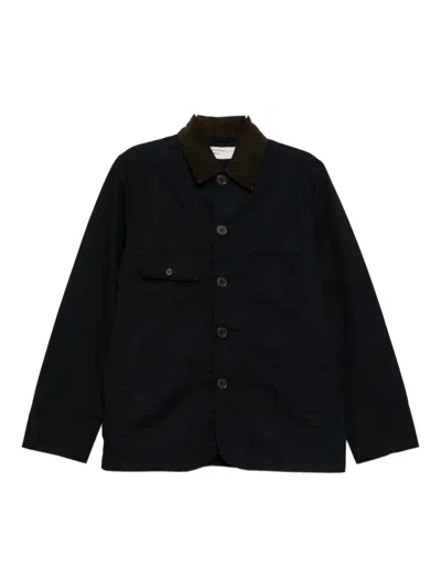 Universal Works Merchant Shirt Jacket In Blue