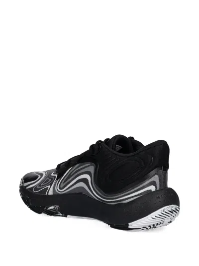 Under Armour Spawn 6 Swirl-print Sneakers In Black